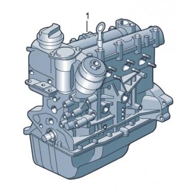 Двигатель с ГБЦ для VW Polo седан, VAG 03C100041G