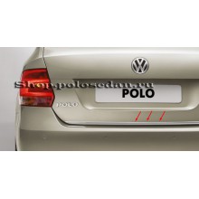 Накладка защитная на багажник для Polo седан (c 2010 г.в. по н.в.), VAG 6RU8539552ZZ