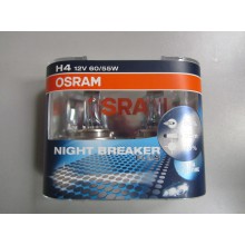 Галогенная лампа (2 шт) для VW Polo седан (с 2010 г.в. по н.в.),  Osram H4 Night Breaker + 90% света 