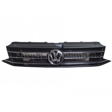 Решетка радиатора со значком для VW Polo седан,  VAG 6RU853651DRYP