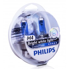 Галогенная лампа (2шт) для VW Polo седан (с 2010 г.в. по н.в.), Philips Crystal Vision 