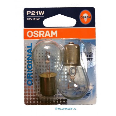 Лампа OSRAM P21W 12W Standart 2 шт