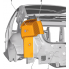 Разъем фонаря заднего правый для VW Polo седан, VAG 6RU813320
