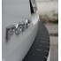 Накладка на бампер с загибом (карбон) Polo седан 2010- по н.в. Alu-Frost